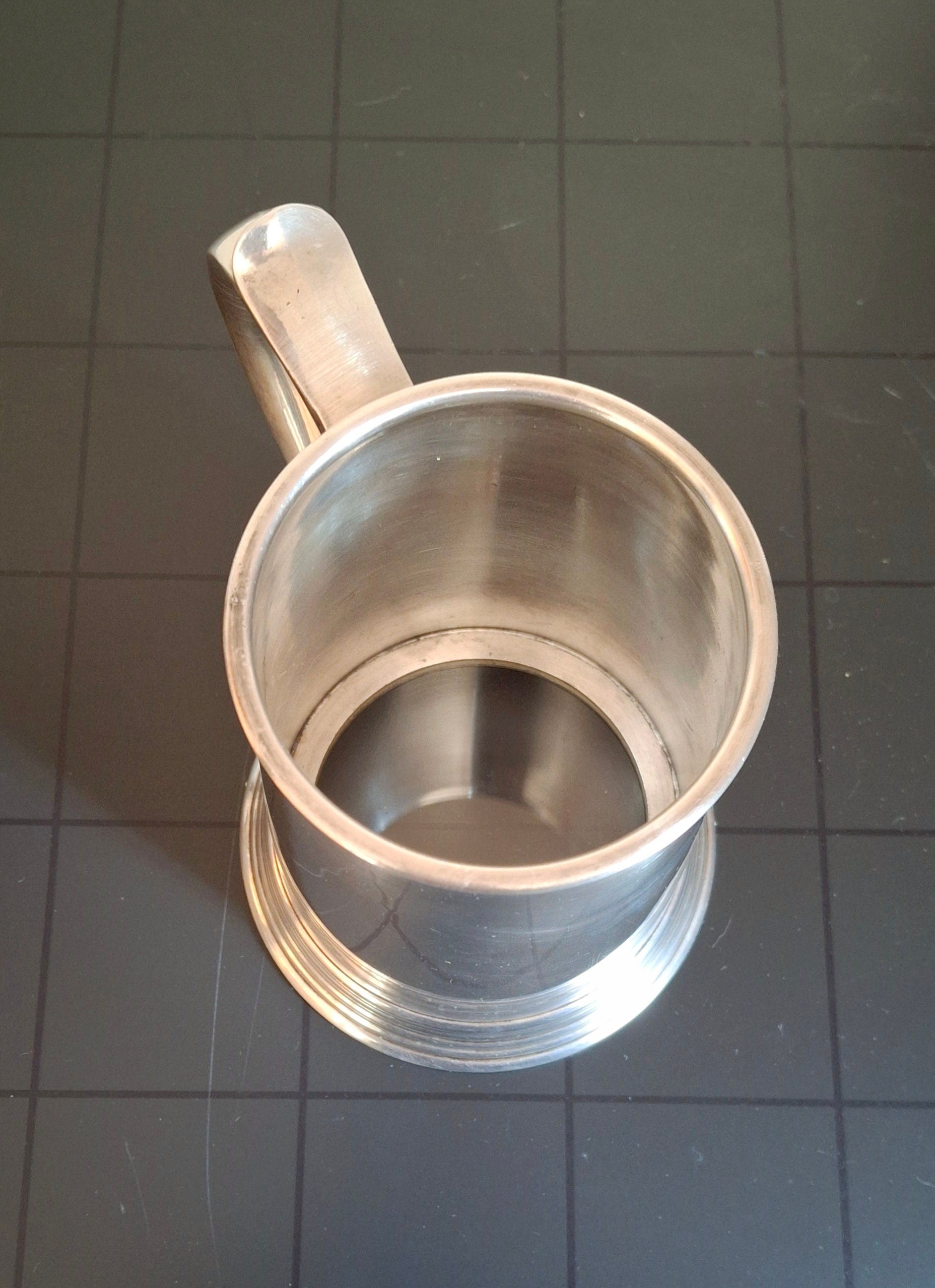 Heineken silver plated beer mug Anniversary 1873-1973 signed by B. Pyper