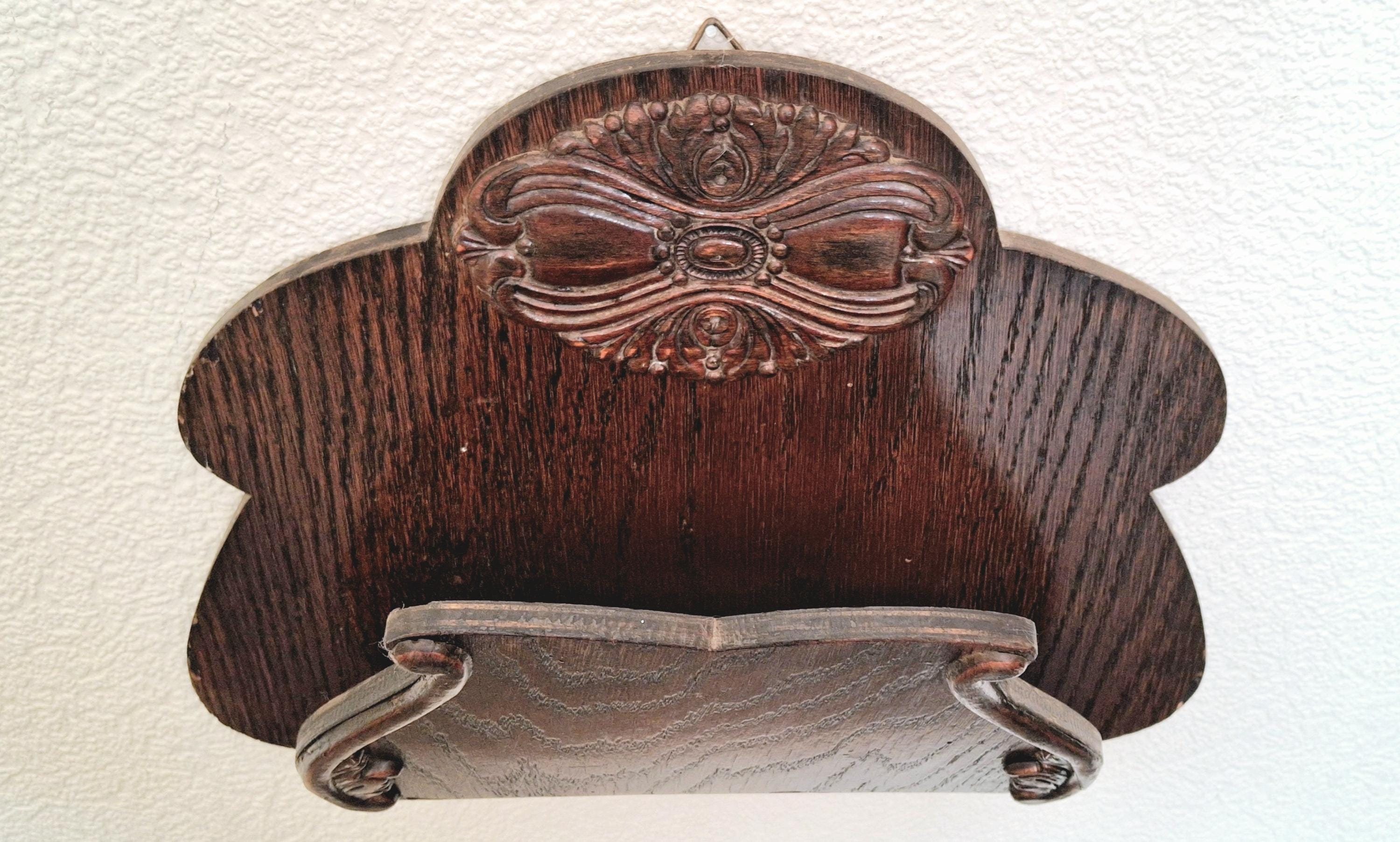 Wooden letter holders, letter racks, correspondence box