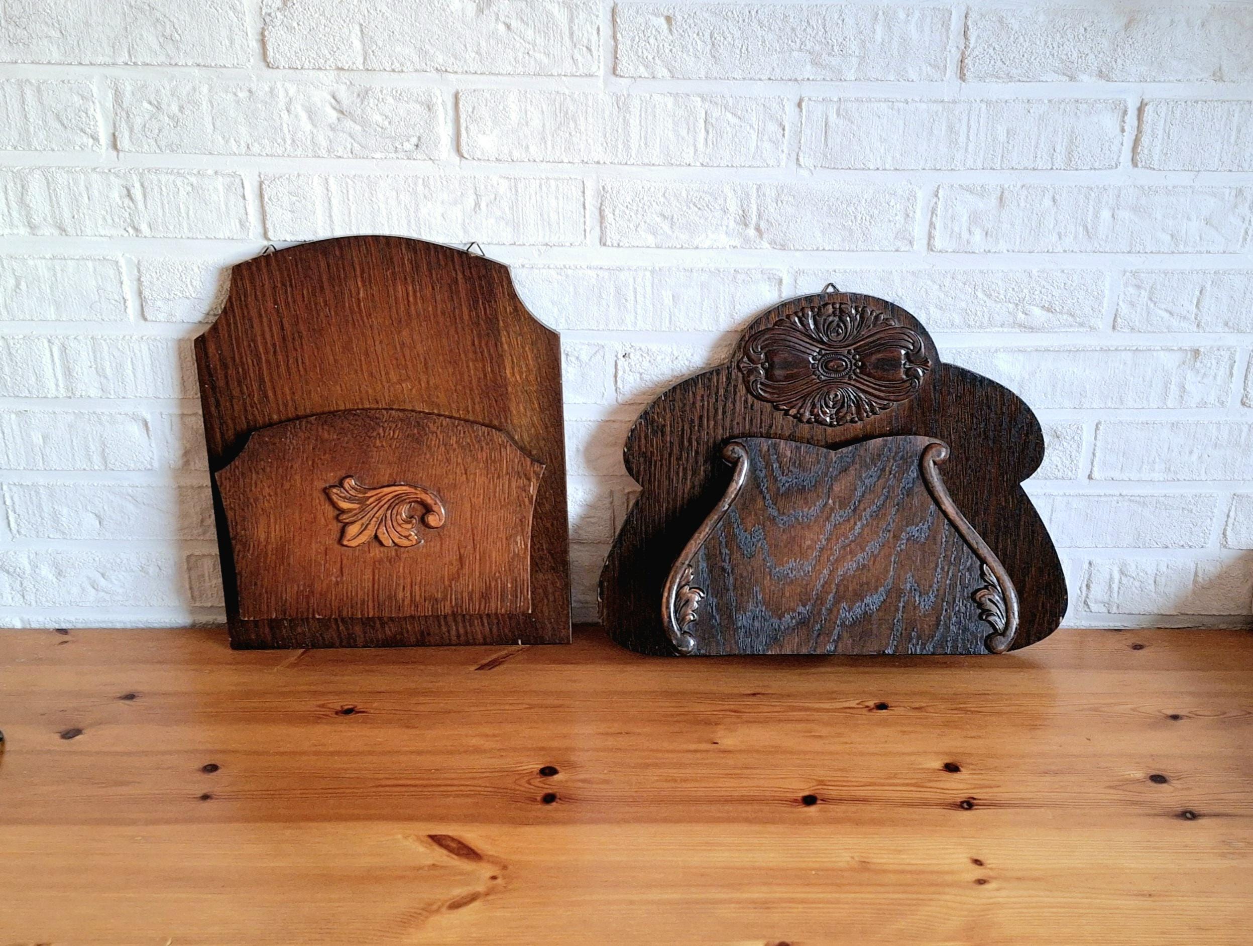 Wooden letter holders, letter racks, correspondence box