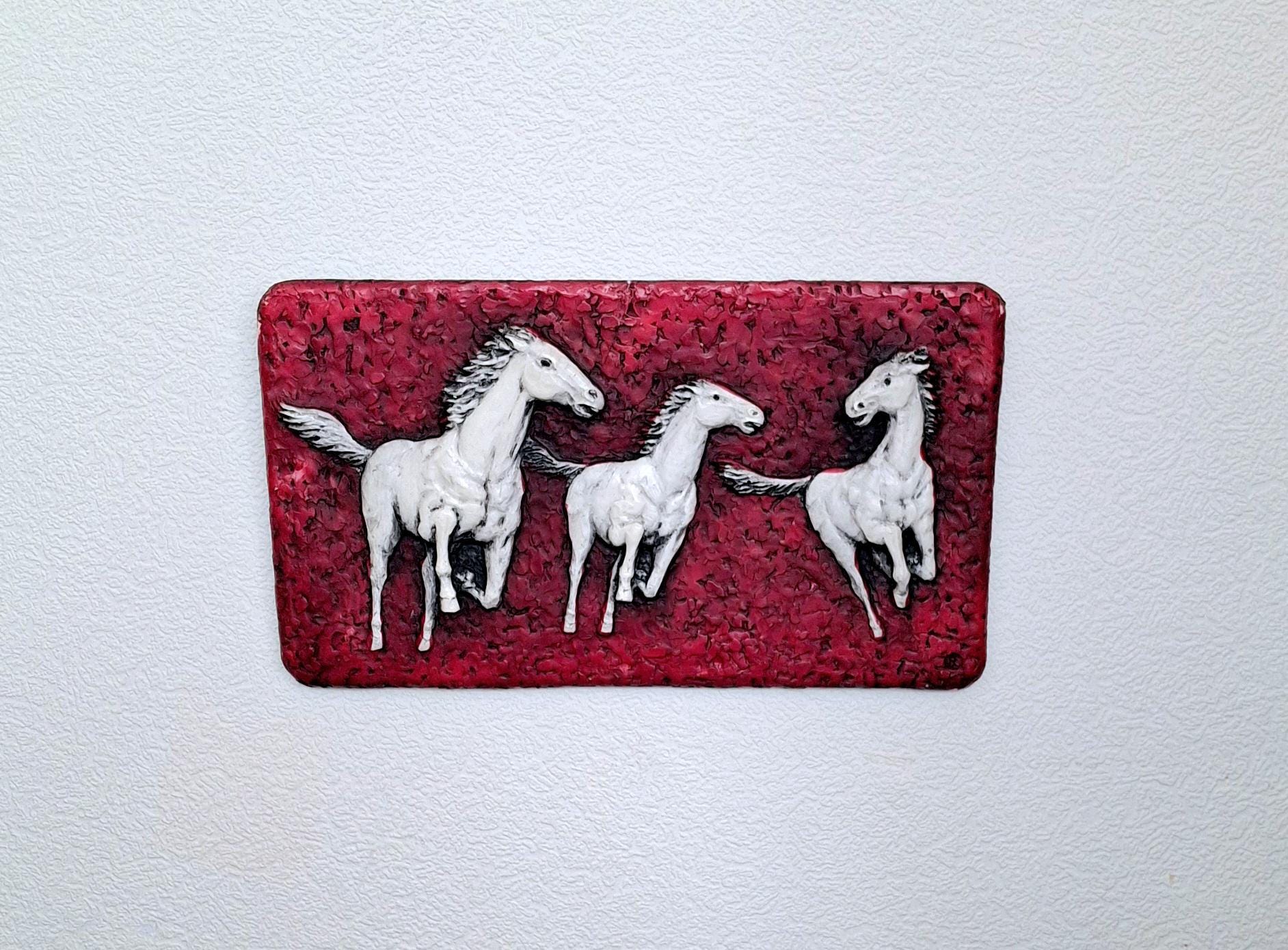 Vintage dutch wall plaque by Hobra Rhenen