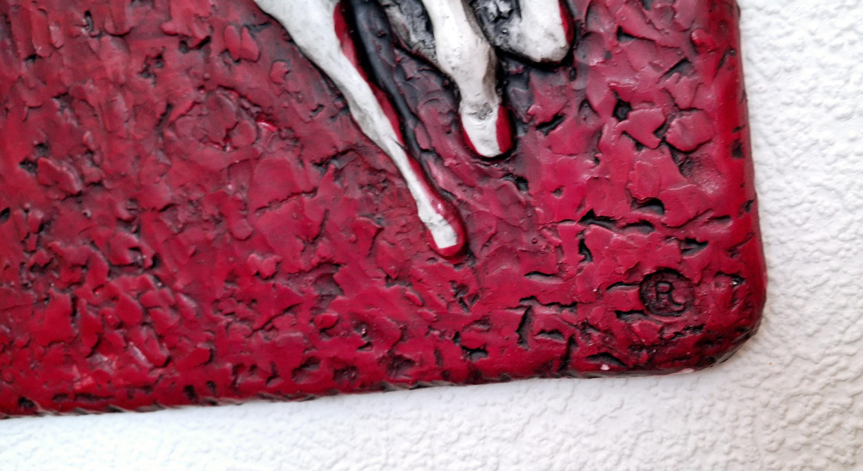 Vintage dutch wall plaque by Hobra Rhenen