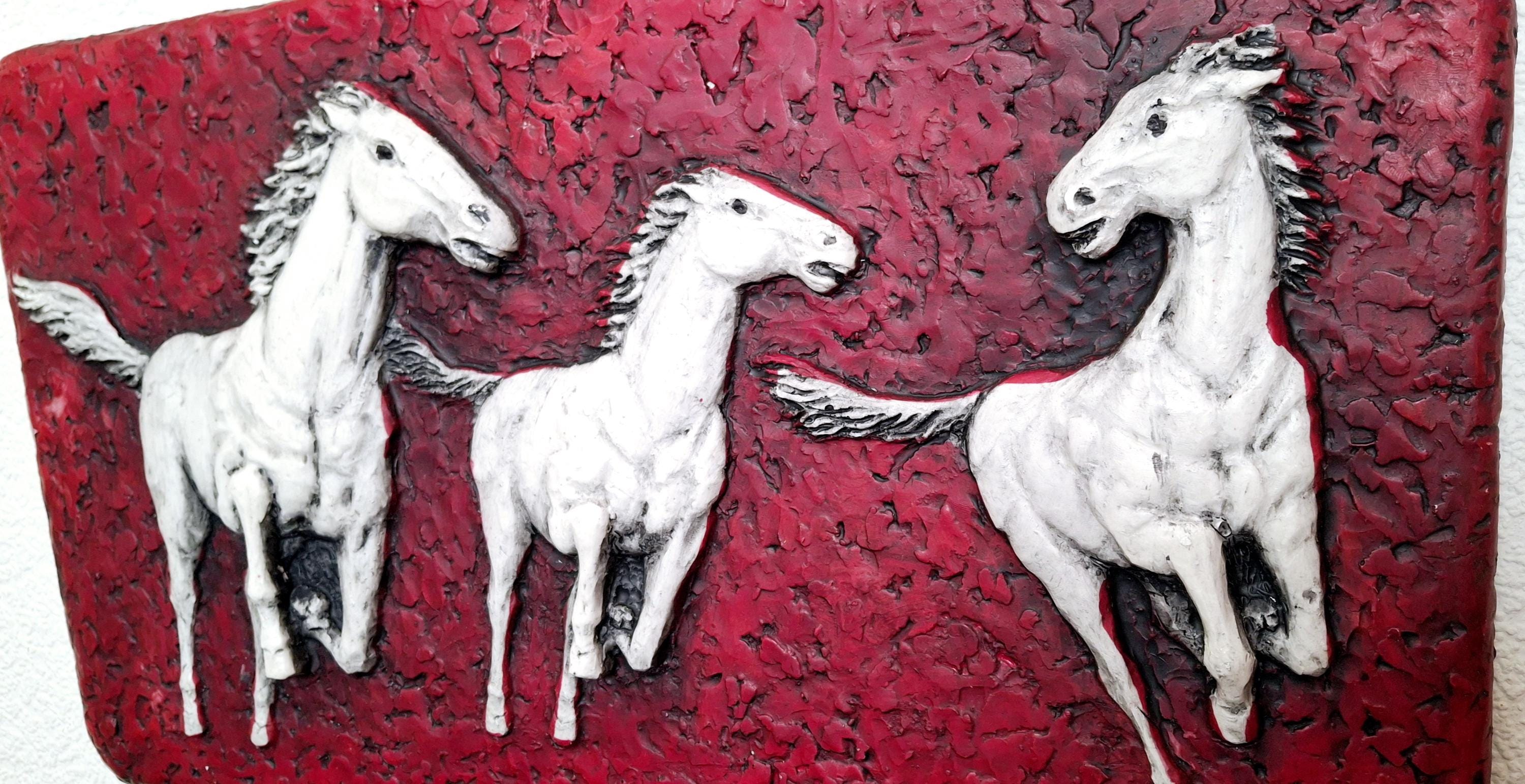 Vintage dutch wall plaque by Hobra Rhenen