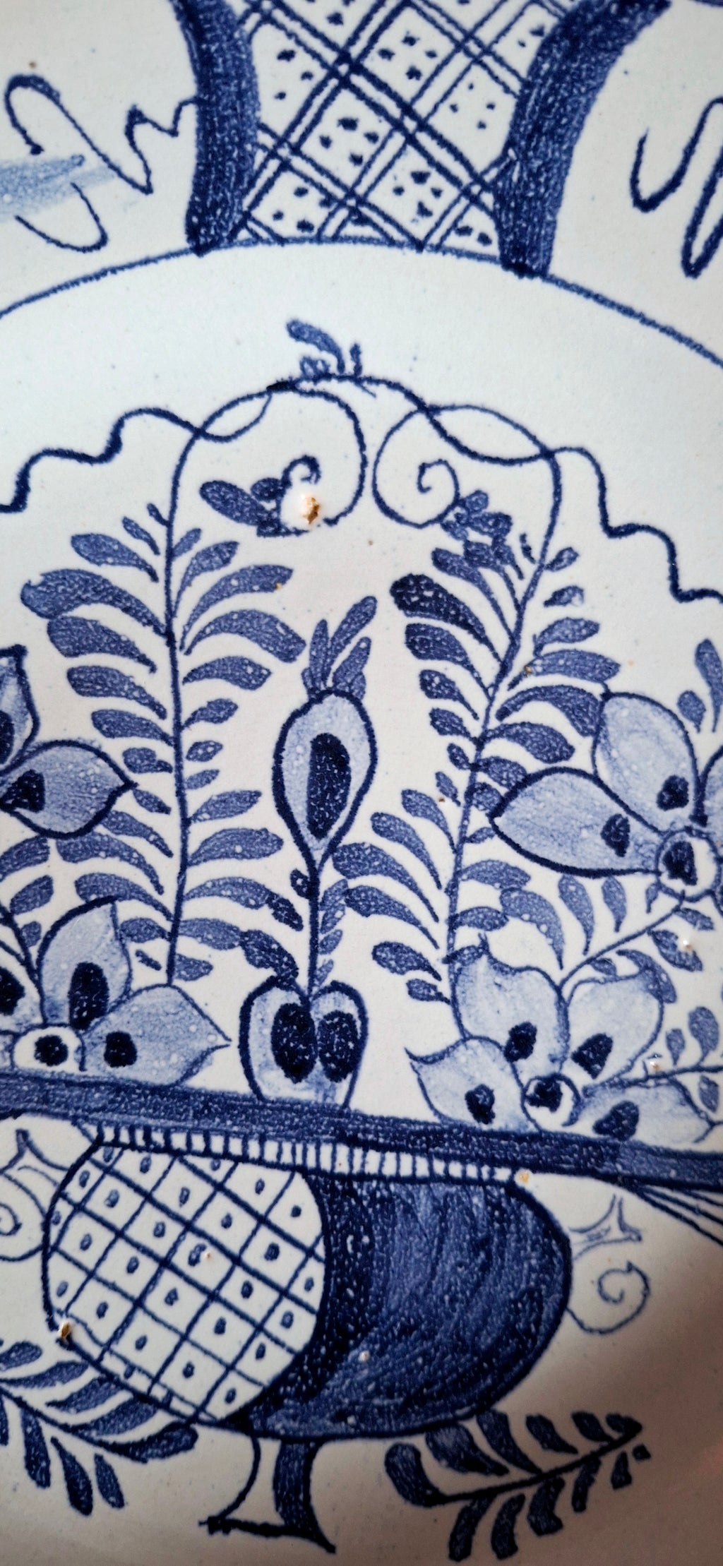 Set of three 19th century Delft-style decorative dutch plates