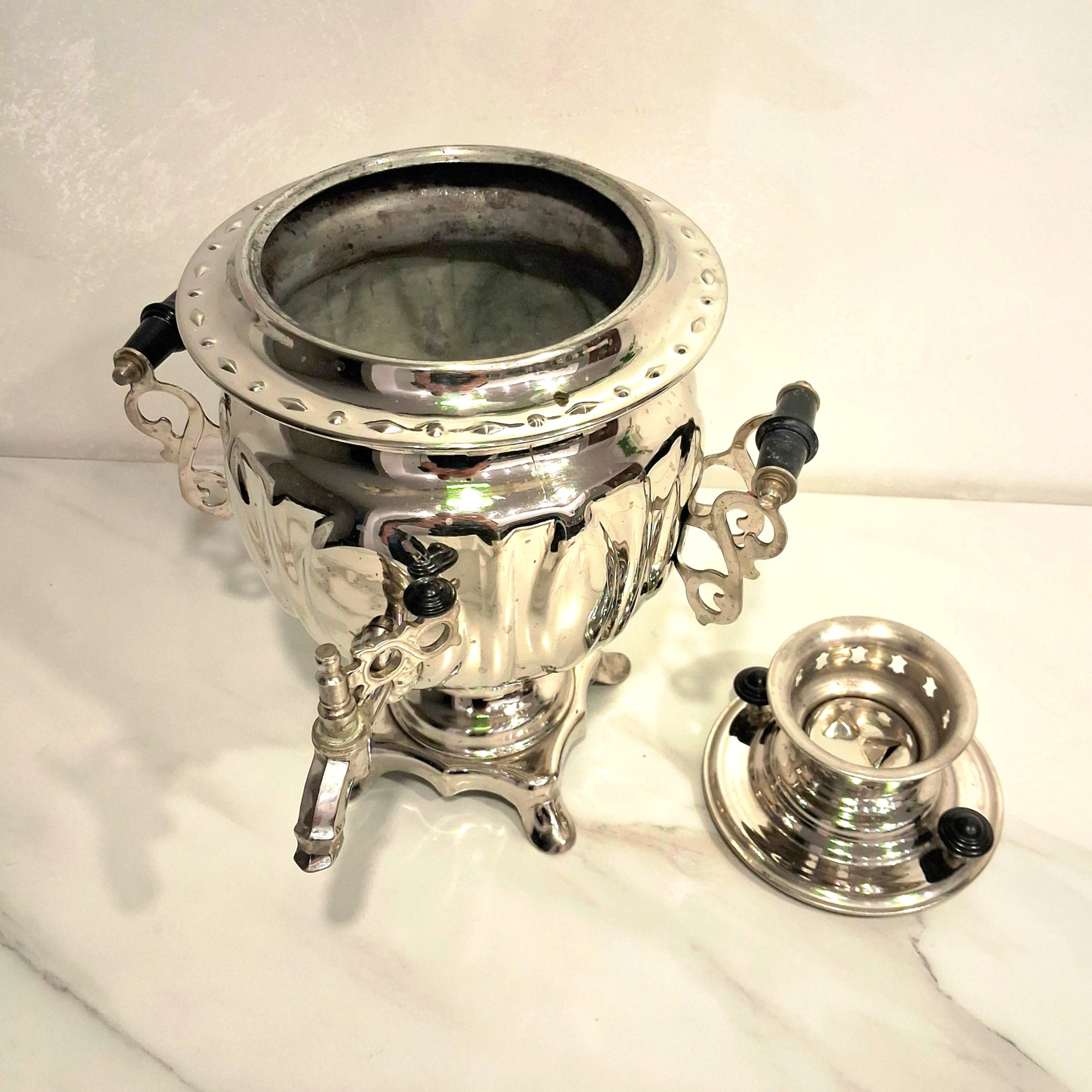 Vintage soviet electric samovar, 1980s, working condition