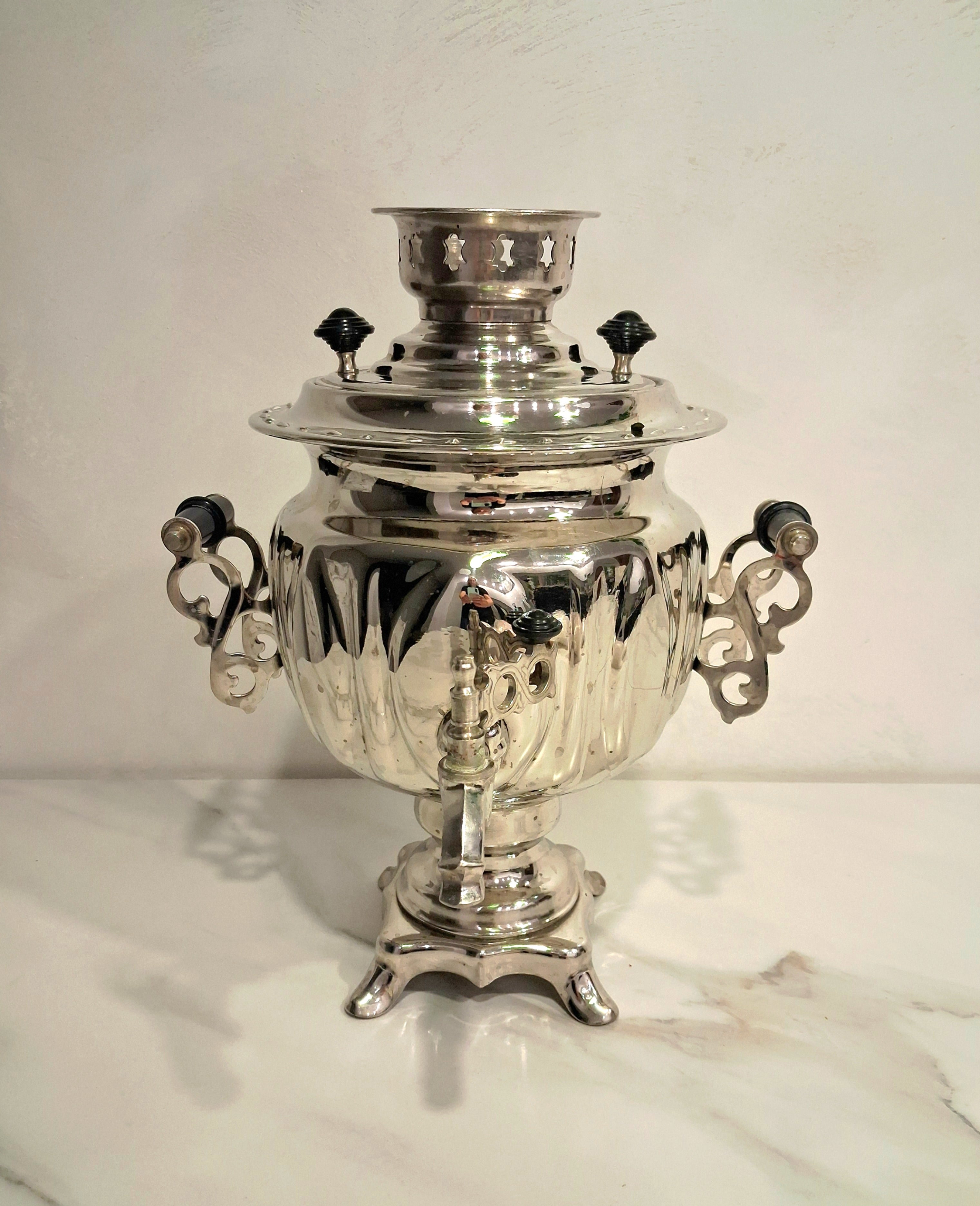 Vintage soviet electric samovar, 1980s, working condition