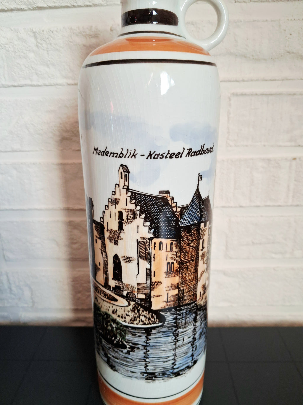 Delft Polychrome сeramic jugs, Unique dutch heritage pieces