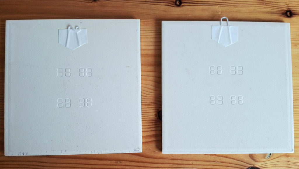 Set of two Delft Blue wall tiles