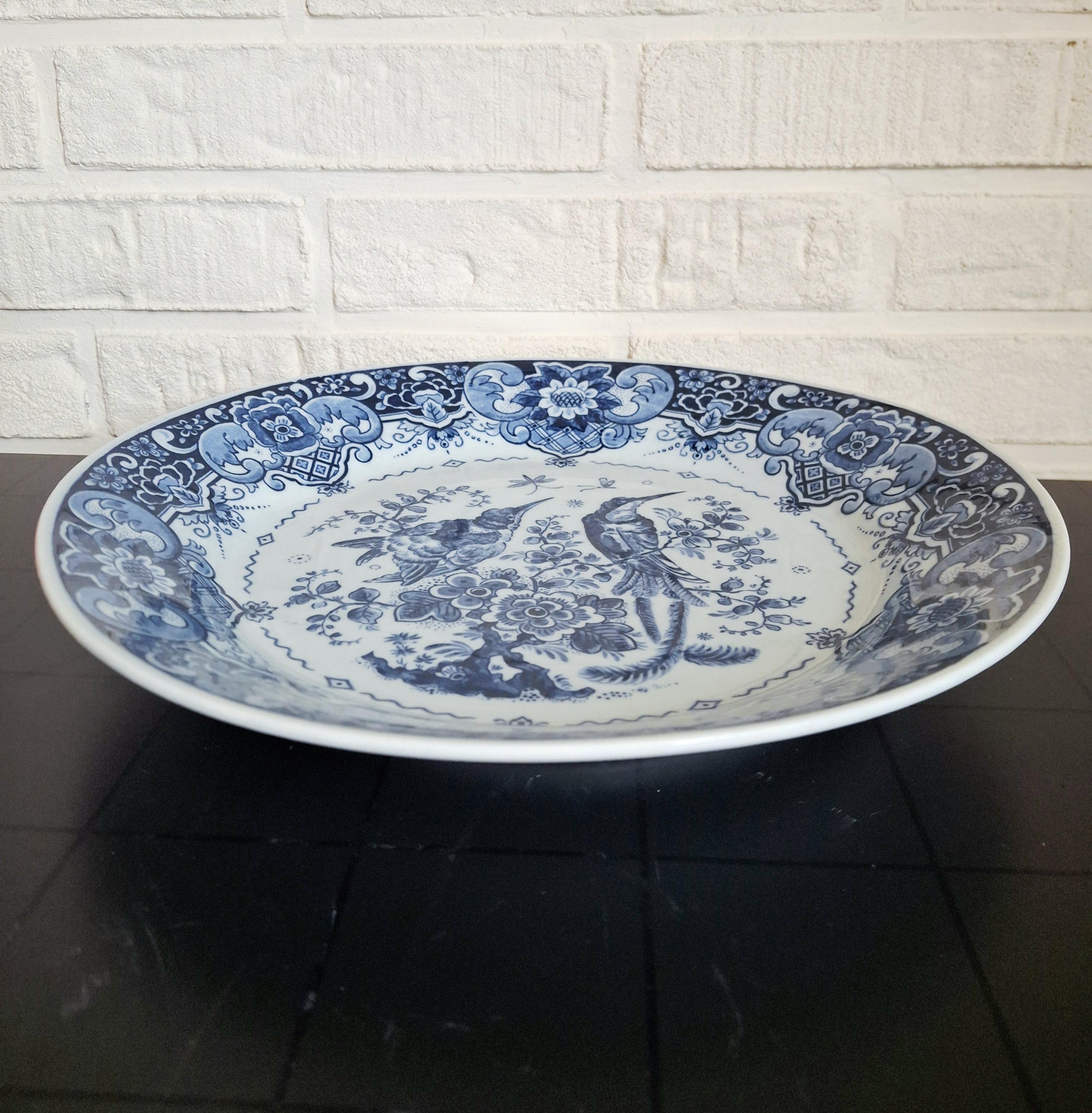 Dutch antique Mosa Maastricht plate (c.1900–1930s)