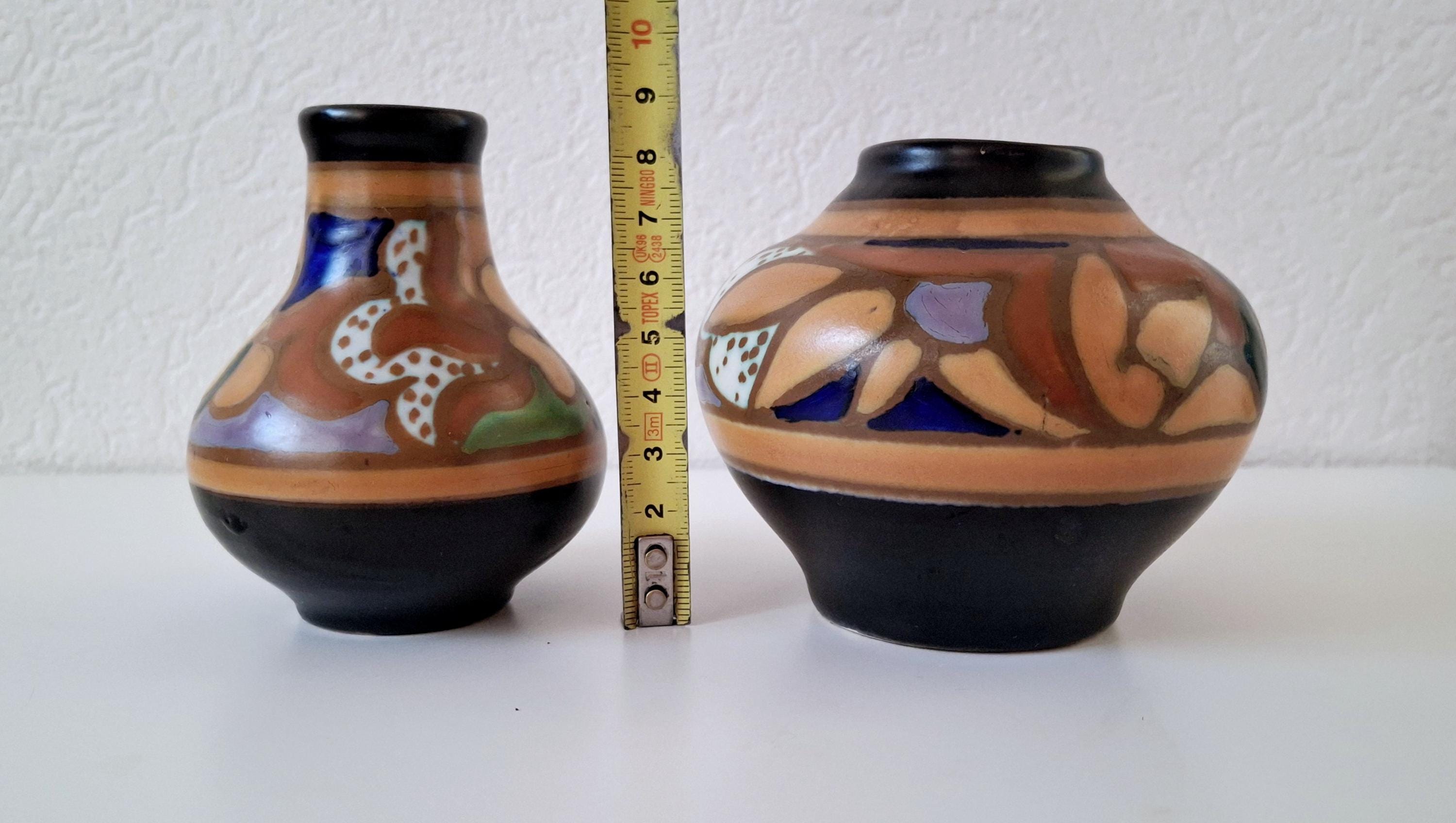 Pair of miniature vases by Eskaf, 1920s-1930s
