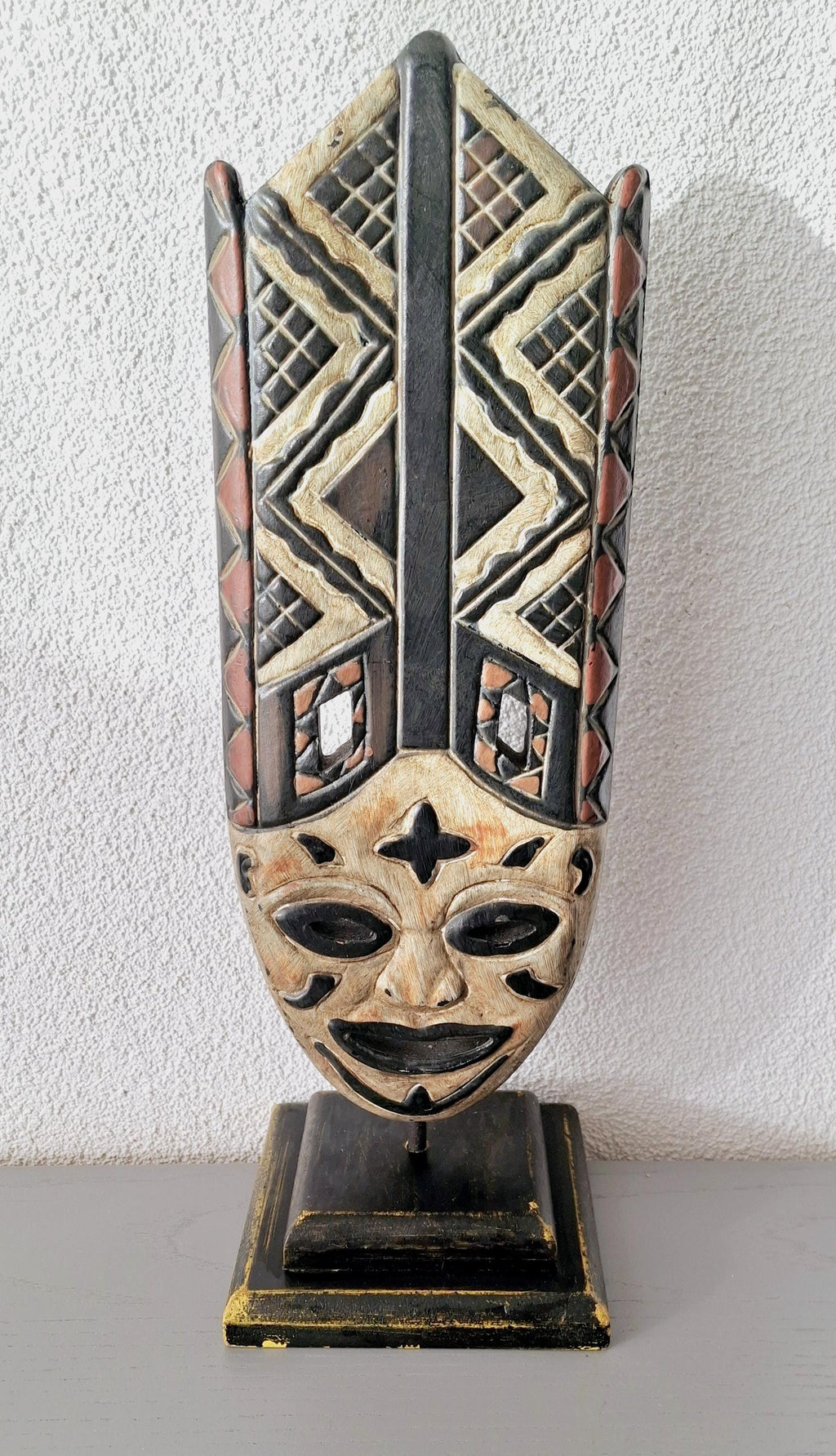 Decorative African wooden mask