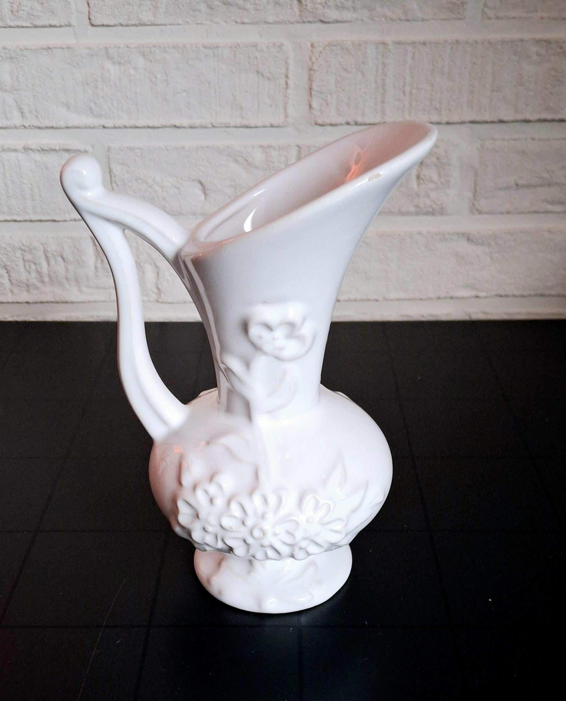 Set of Delft White pitcher and bowl by Flora Gouda